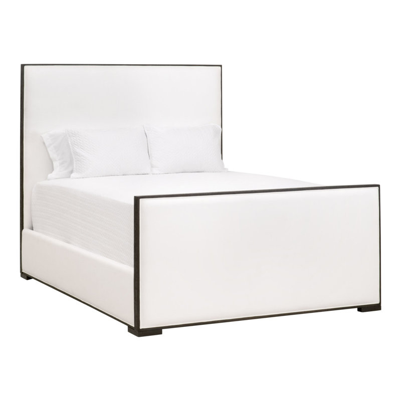 Upholstered Wingback Bed, Queen