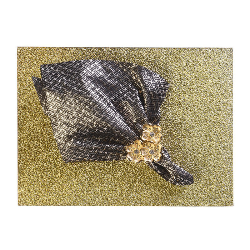 Sparkle Glass Placemat, Gold