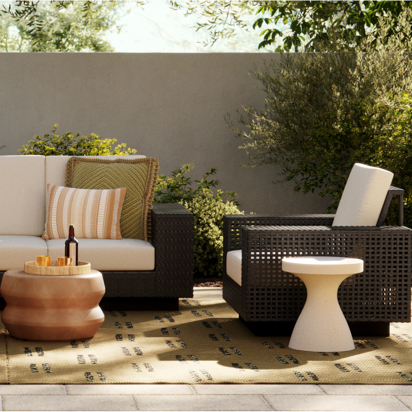 Aceline 5-Person Sunbrella® Patio Seating Group
