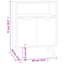 Sideboard 60x30x72 cm Engineered Wood-781736640