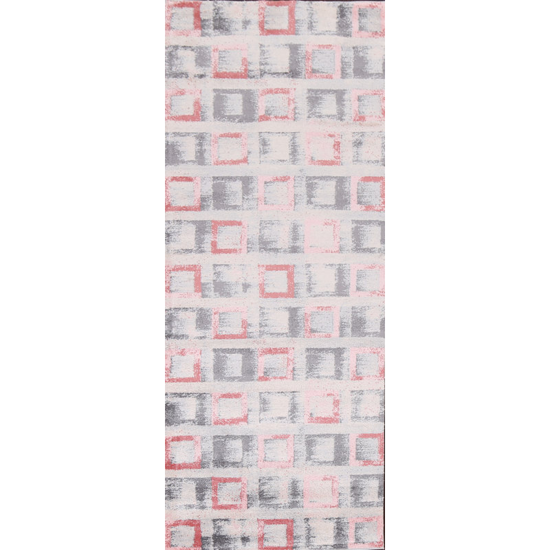Tapis oriental géométrique transitionnel 2X3, Rectangle 2 pi 7 po x 7 pi 10 po