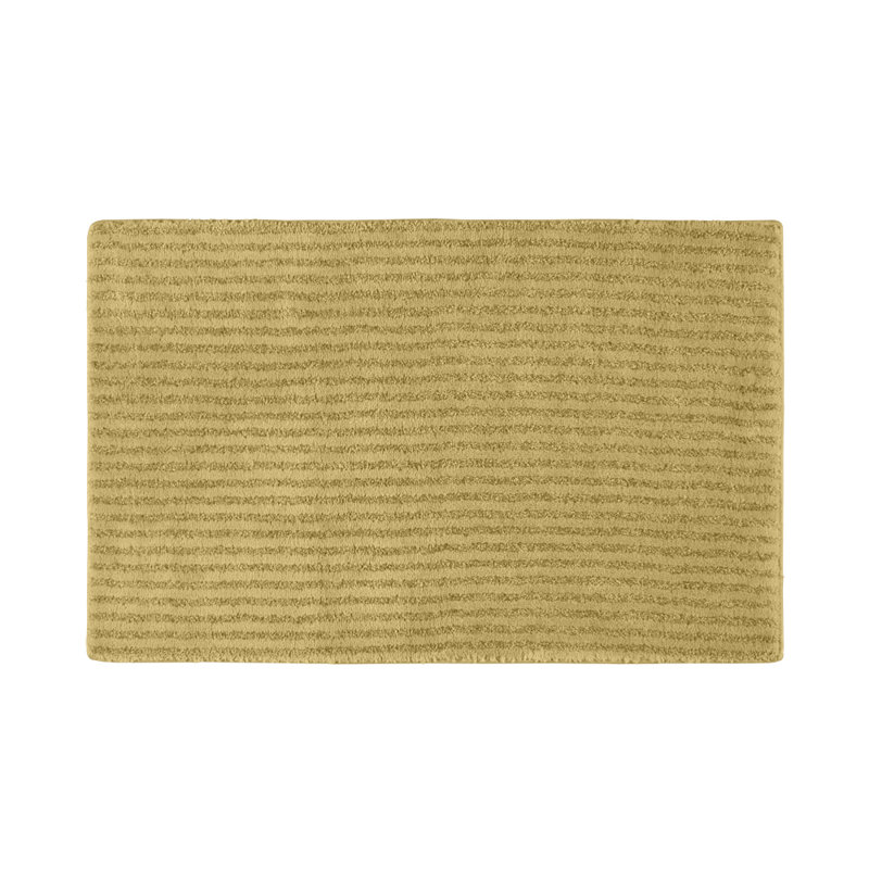 Tapis pour salle de bain en nylon avec envers antidérapant Viridian, 30 po x 50 po, Lin