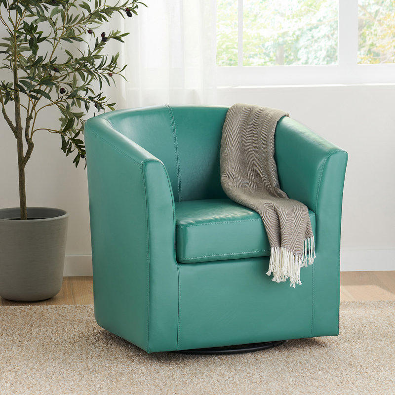 Fauteuil club pivotant, Bleu