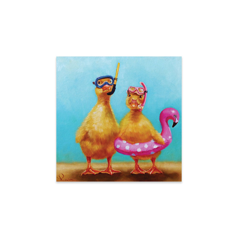 «Pool Party» sur plastique / acrylique par Lucia Heffernan, peinture