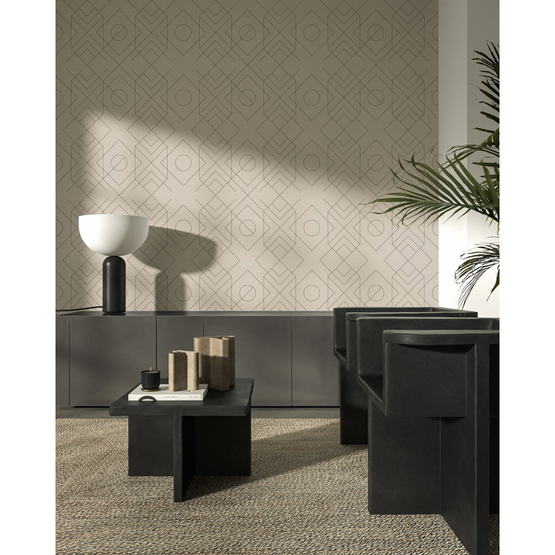 Xavion - Linen Wallpaper by Sabrina Yvonne