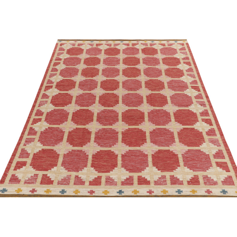 Scandinavian Wool Geometric Area Rug, Rectangle 12' x 16'