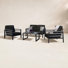 Townsend 4 - Person Outdoor Seating Group with Sunbrella Cushions