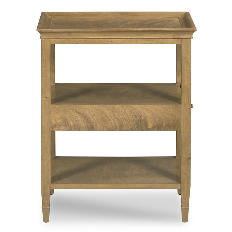 Speedwell 2 - Drawer Solid Wood Nightstand, Auden