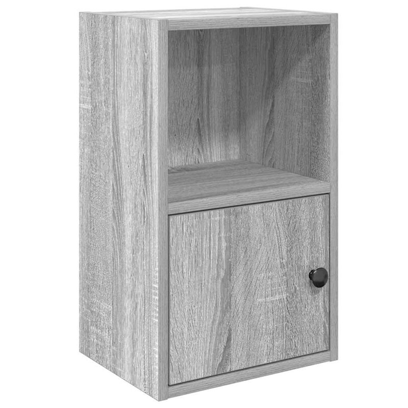 Conary 31cm W Bookcase, (2 Shelves) 52cmH x 31cmW x 24cmD, Grey Sonoma