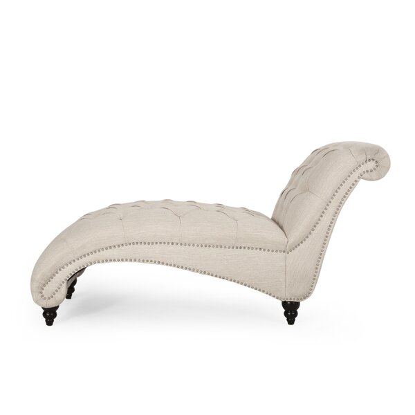 Charlton Home® Benzinger Upholstered Chaise Lounge & Reviews | Wayfair