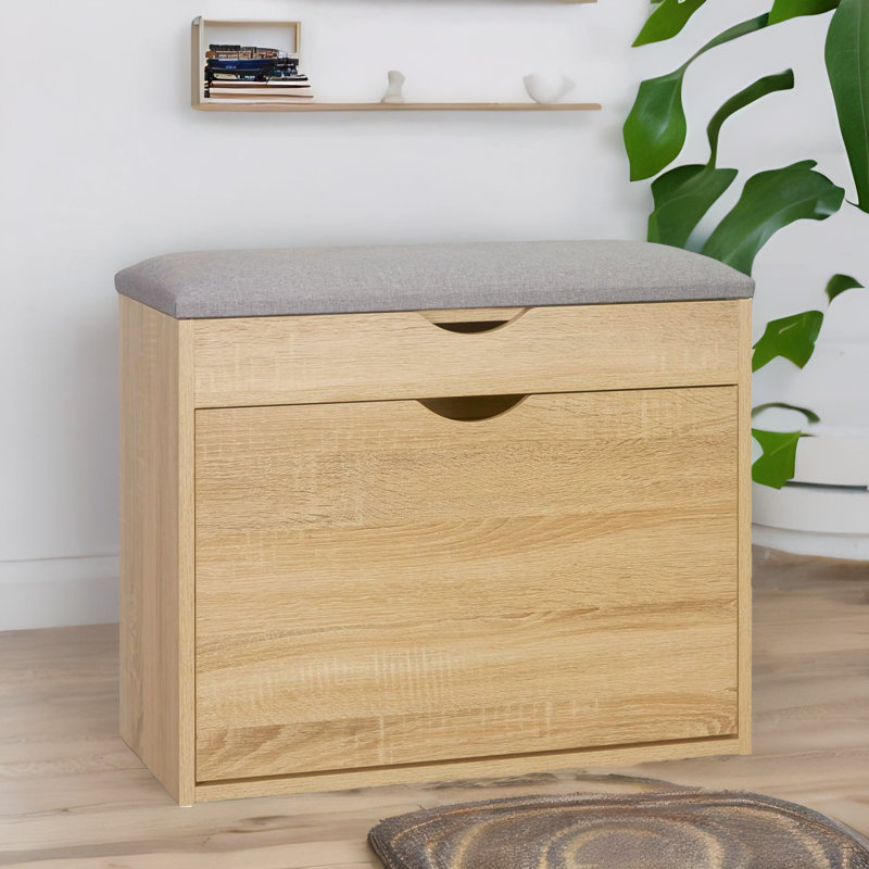 Niketta Storage Shoe Bench Shoe Rack Entryway Hallway Furniture Hidden Compartment
