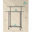 Adjustable Rolling Clothing Rack