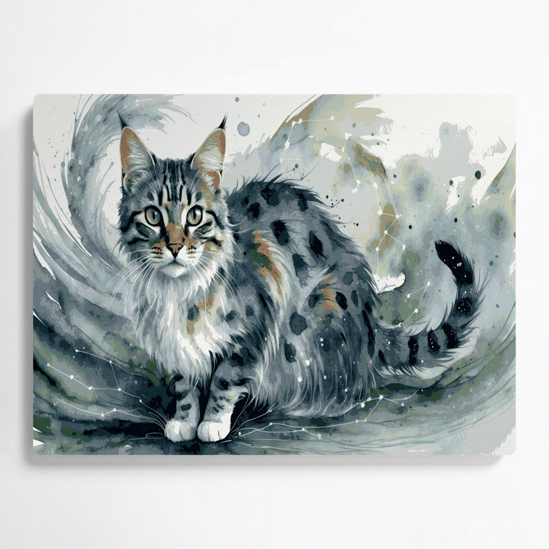 Art mural en métal Cats, H 24 po x l 36 po