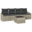 233cm Wide Patio Sofa with Cushions