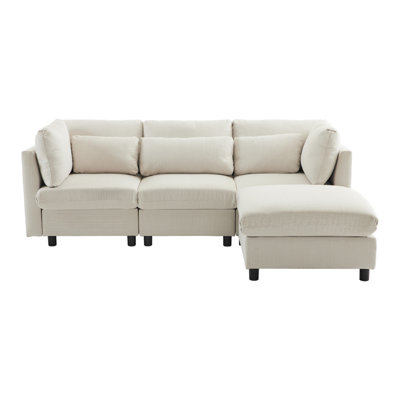 Aleska 3 Seater Corner Sofa 