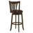 Marcella Wood Pub Height Swivel Bar Chair Dark Cherry-813847229