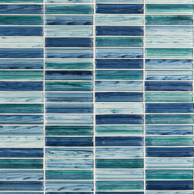 Maya Polished Glass Mosaic