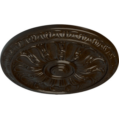 Médaillon de plafond H 15,75 po x l 15,75 po Kirke