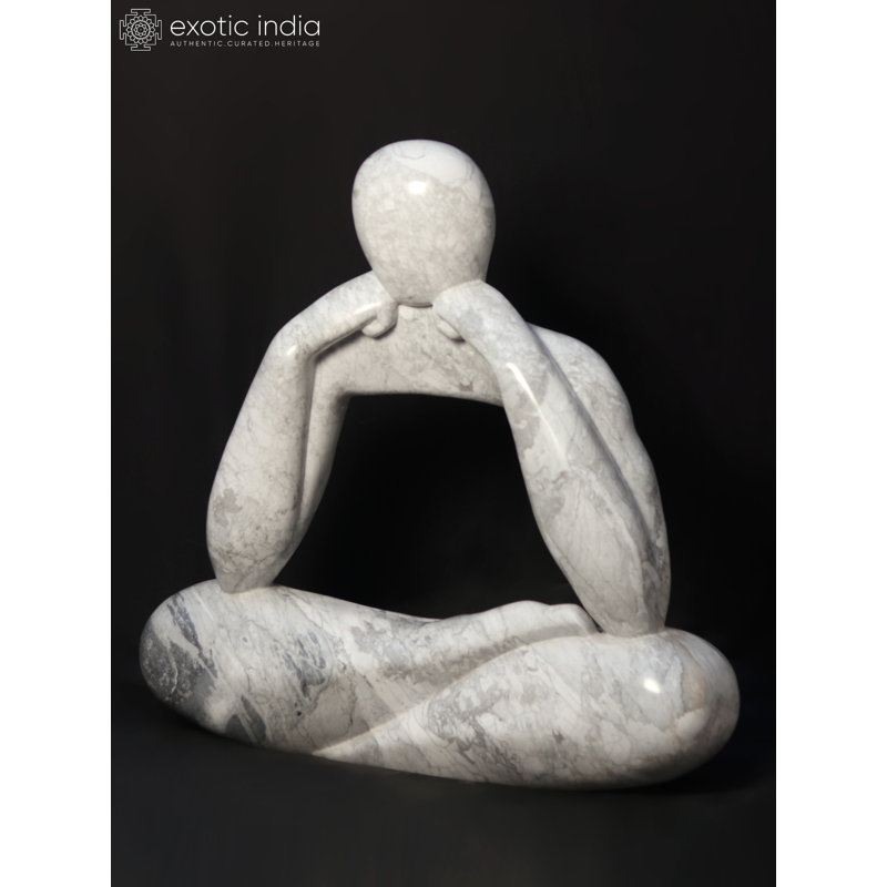 Statue de jardin Decor en marbre blanc brésilien Decor