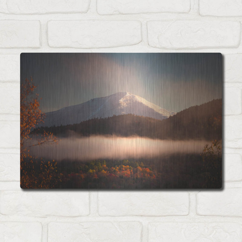 «Autumn Morning Light On Snowcaps Whiteface Mountain» par Jonathan Zaartek, 16 po x 12 po, H 12 po x l 16 po