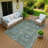 Machine Washable Indoor/Outdoor Kaczor ACN2229 Global Rug-1661005695
