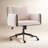 Arianna Height Adjustable Boucle Fabric Office Task Chair-629283278