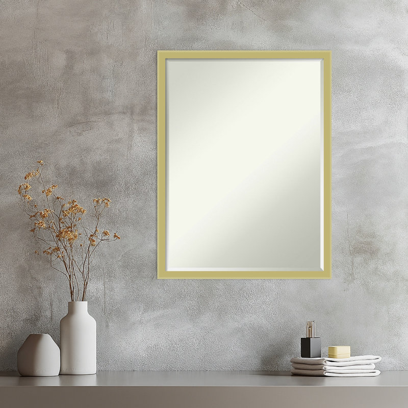 Miroir mural Incline Light Gold, Doré clair