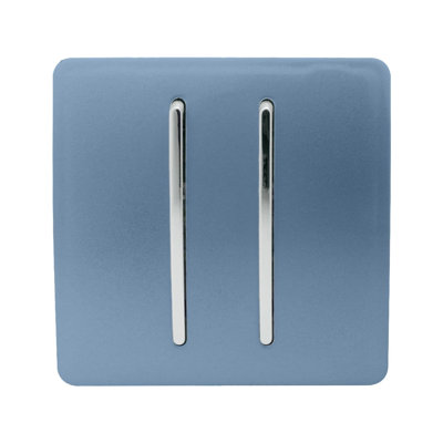 Trendi Switch 2 Gang Retractive Home Automation Switch