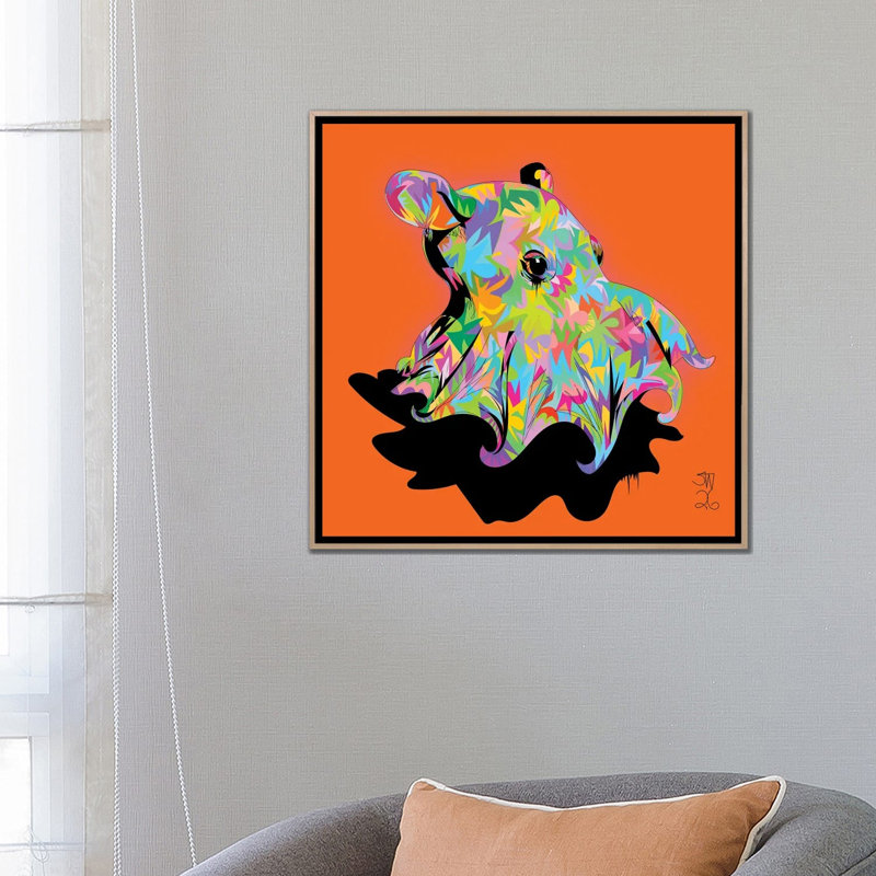 Sea Creature 2026 by TECHNODROME1 - Gallery-Wrapped Canvas Giclée on Canvas, Natural Wood
