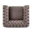 Fauteuil d'appoint capitonné, fauteuil club Chesterfield-1274042965
