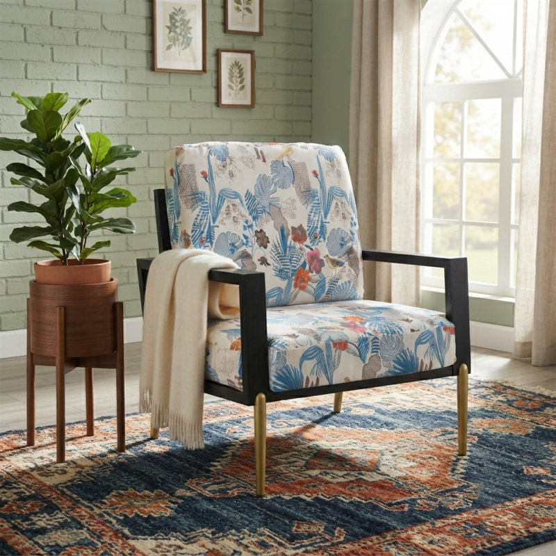 Fauteuil rembourré Floral