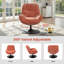 Upholstered Swivel Accent Chair-918650876