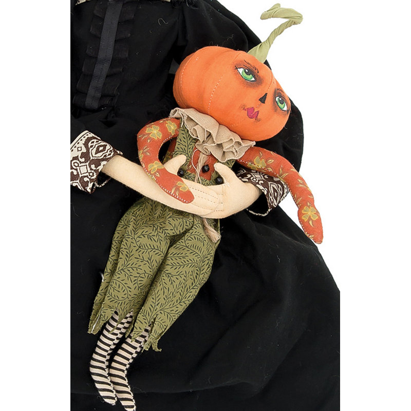 Figurine de poupée Marleigh Witch and Pumpkin Joe Spencer