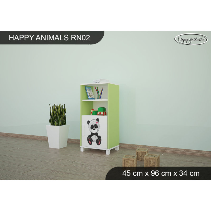 45cm W Animals Kids Cube, Green