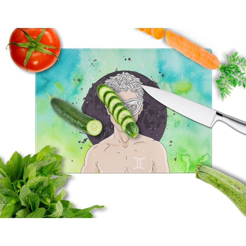 Planche à découper en verre trempé de trésors caroline