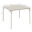 Ensemble 5 pièces de table de salle à manger pliable et de chaises compactes - Table carrée portable avec 4 chaises rembourrées en métal pliables en polyuréthane - Aucun assemblage requis - Idéal pour la salle à manger, le salon et le bureau
