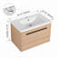 Ensemble de meuble-lavabo 30 po avec lavabo à poser en résine, 2 portes-120330152