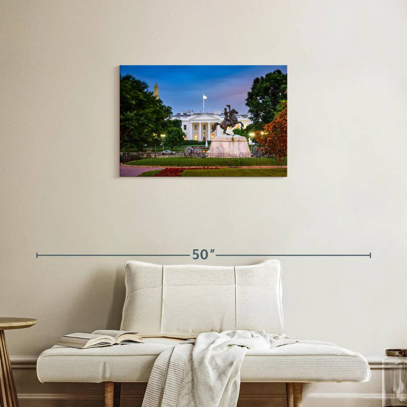 Maison blanche de Washington DC, H 20 po x l 30 po