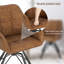 48cm H Upholstered Full Back Armchair(Set of 2)-536798799