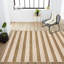 Tapis d'intérieur / extérieur beige / brun Hertel-1509680863