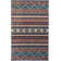 Tapis bleu / rouge Catoe
