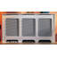 Panneau d'écran décoratif en MDF à peindre 72 po x 24 po - Motif carré multi-fini, 1/8 po d'épaisseur, perforé pour décoration murale, portes d'armoire, cloisons et cloisons, paquet de 5