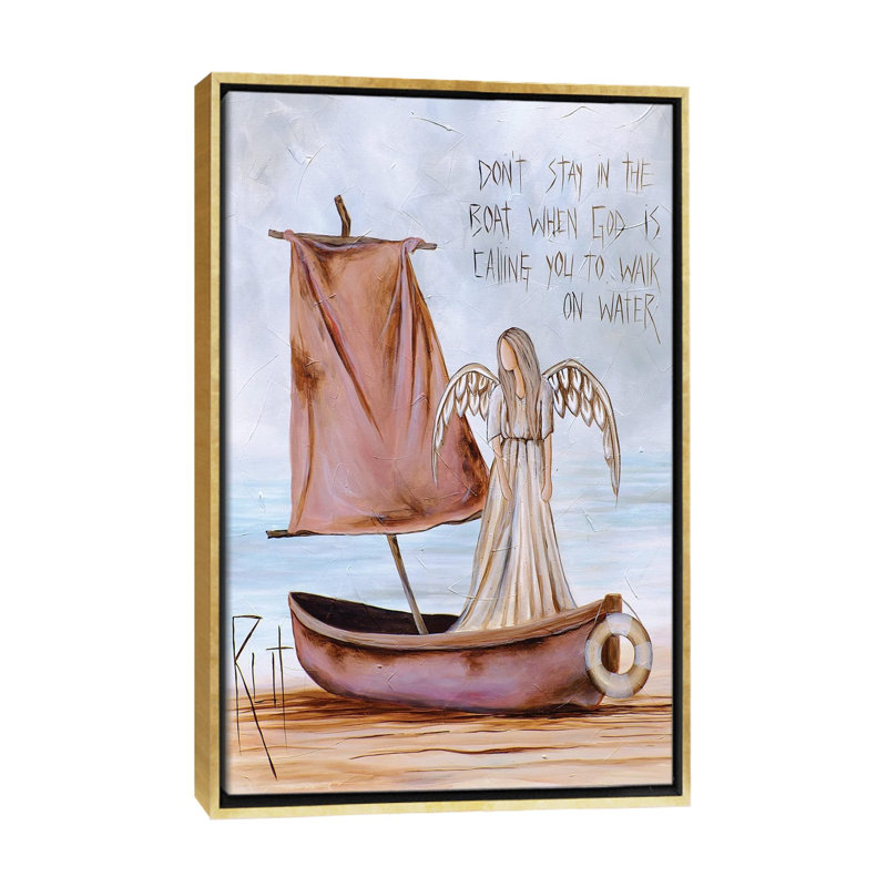 Reproduction d’art Creations-reproduction d’art, Toile encadrée d'or, Pas de tapis, H 18 po x l 26 po x P 1,5 po