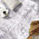 Tapis blanc / gris Willington