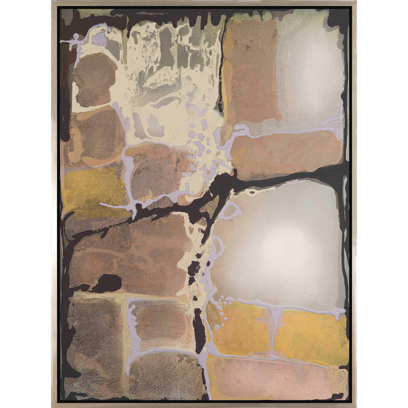 Life Lattice Painting, 48" H x 36" W x 2.25" D