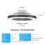 Ventilateur de plafond noir 19 pouces avec DEL RVB - à intensité variable et à changement de couleur, application et télécommande, ventilateur de plafond intelligent moderne pour le salon, la chambre à coucher et la salle à manger (silencieux / 6 vitesses / réversible / moteur à courant continu)