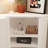 Modern Triangle Corner Storage Cabinet With Adjustable Shelves-1987686595