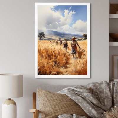 «Kelvina African Tribes Kikuyu Harvest I», reproduction sur toile