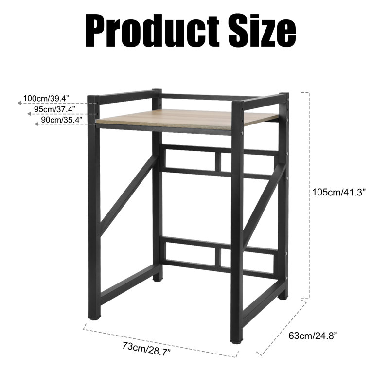 Étagère de rangement empilable laveuse-sécheuse 29,5 po, au-dessus de la laveuse et de la sécheuse pour la salle de lavage, la salle de bain, robuste, réglable en hauteur, épaisseur de paroi de 1,2 mm, capacité de 660 lb (noir, 29,5 po)