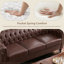 Canapé en cuir 83,66 po Towles-1002627506